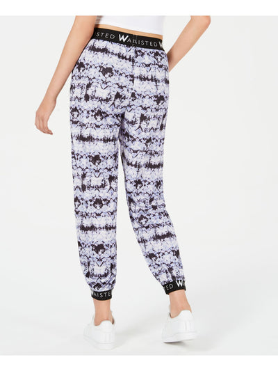 WAISTED Womens Light Blue Printed Harem Pants L