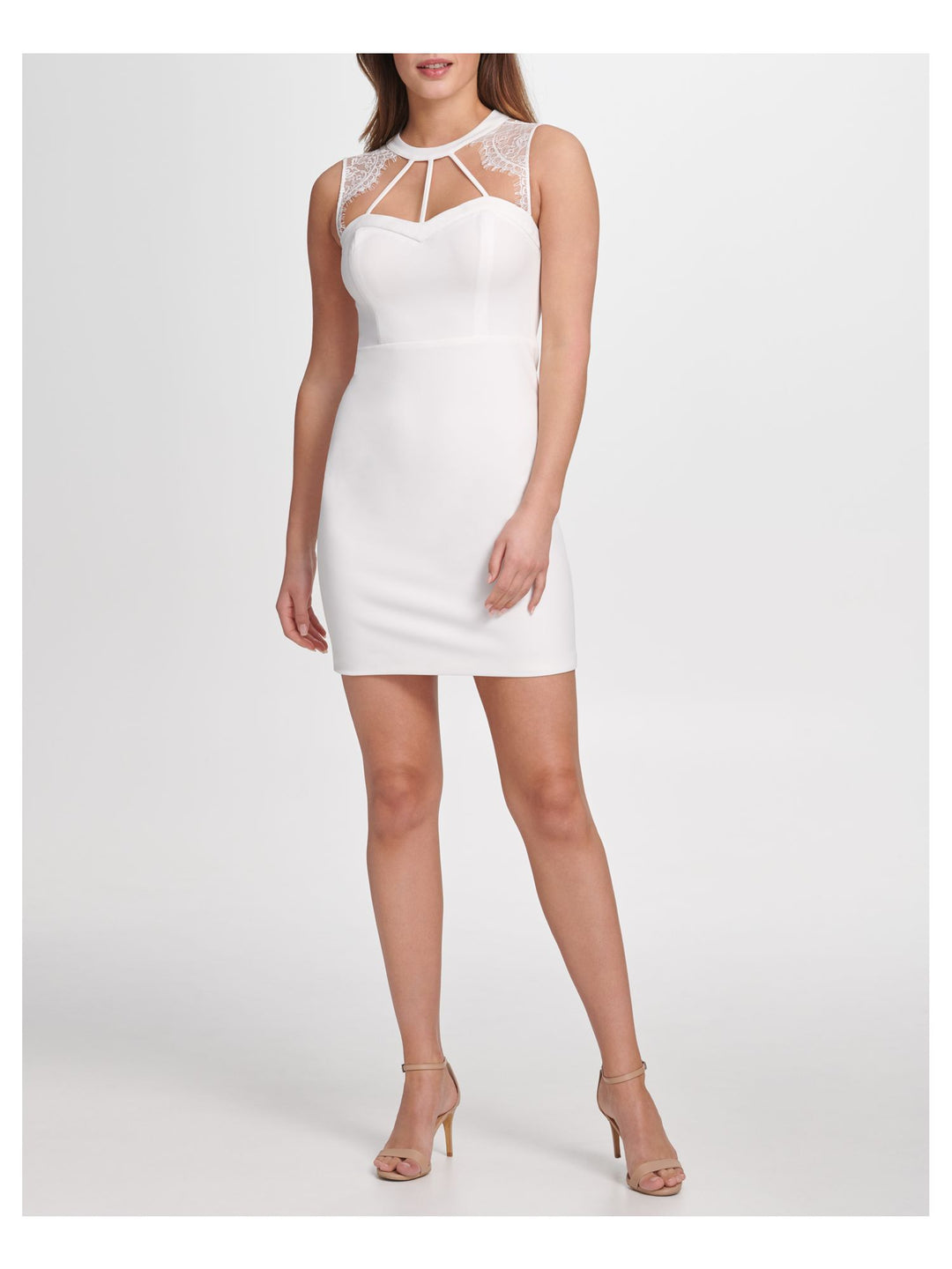 guess fit and flare dress Marciano Fit-And-Flare Mini Dress