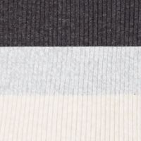 KAREN SCOTT Womens Ribbed Color Block Long Sleeve Turtle Neck Sweater
