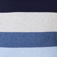KAREN SCOTT Womens Color Block Long Sleeve V Neck Sweater