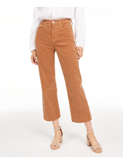 7 FOR ALL MANKIND Womens Brown Cropped Pants 27 Waist