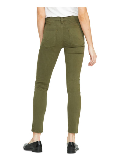 HUDSON Womens Green Wear To Work Straight leg Jeans Juniors 27 Waist
