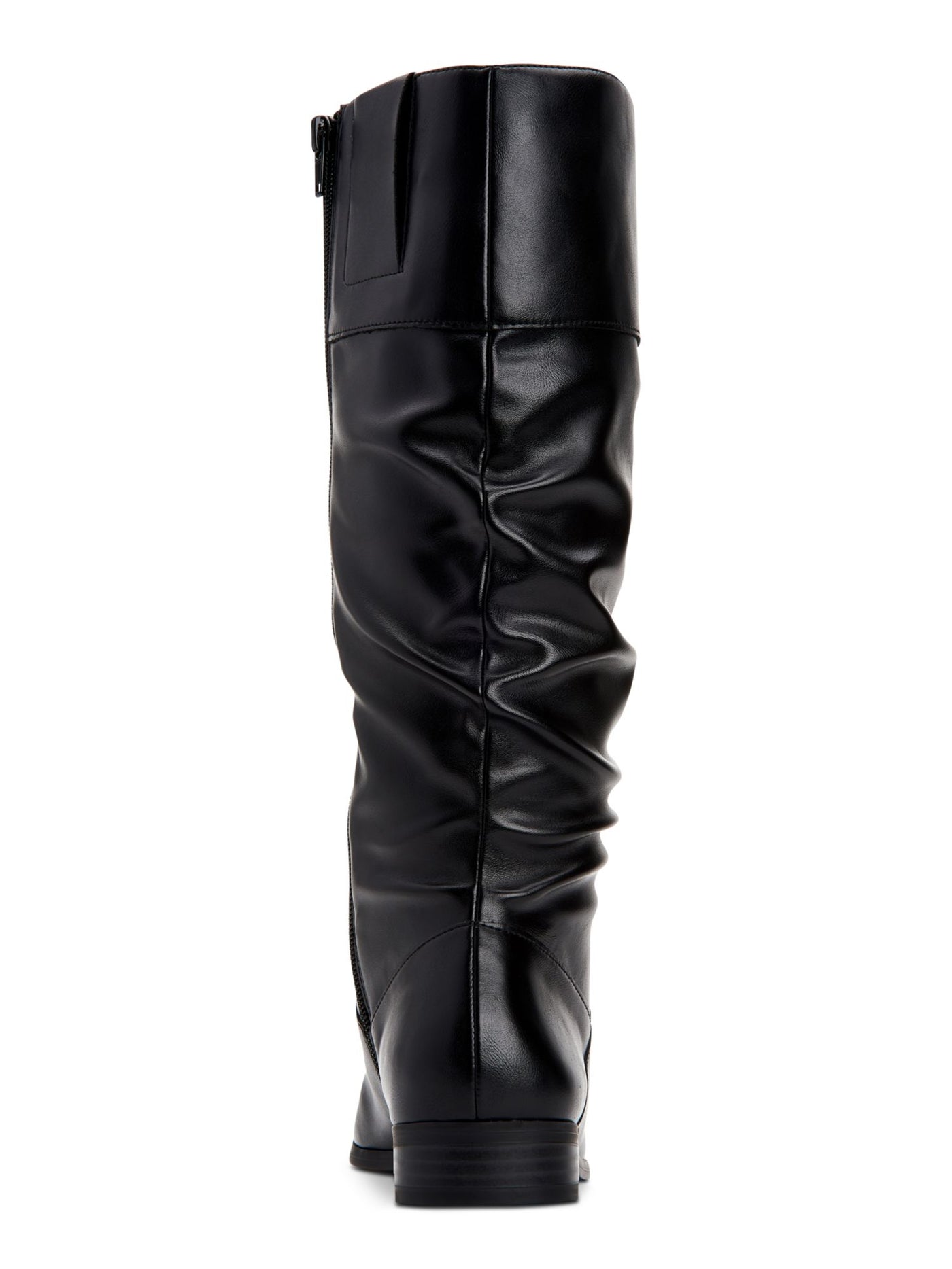 STYLE & COMPANY Womens Black Cushioned Kelimae Round Toe Zip-Up Riding Boot 5 M