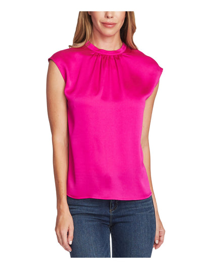 VINCE CAMUTO Womens Pink Sleeveless Crew Neck Top XS