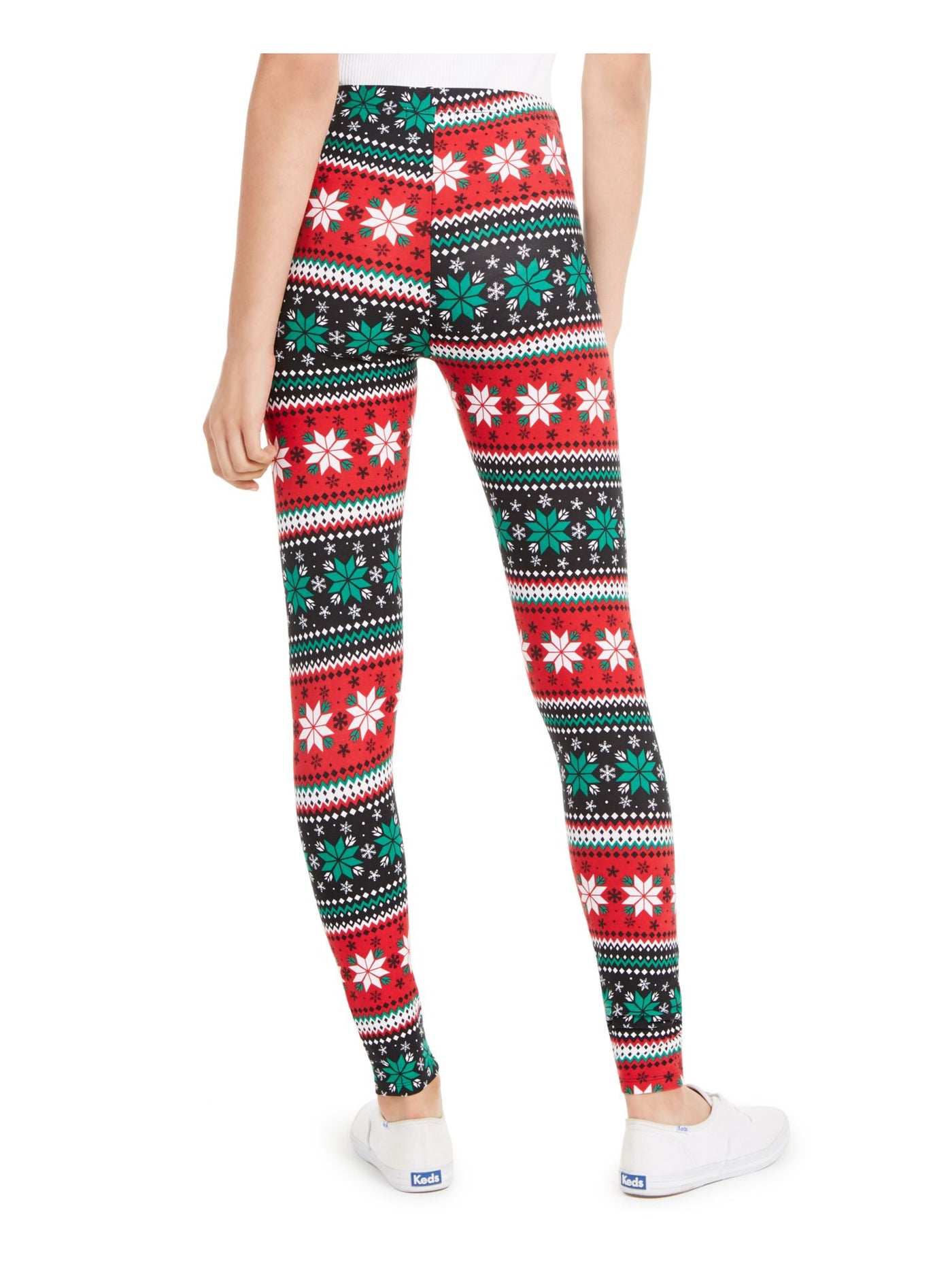PLANET GOLD Womens Red Printed Holiday Leggings Juniors Size: S