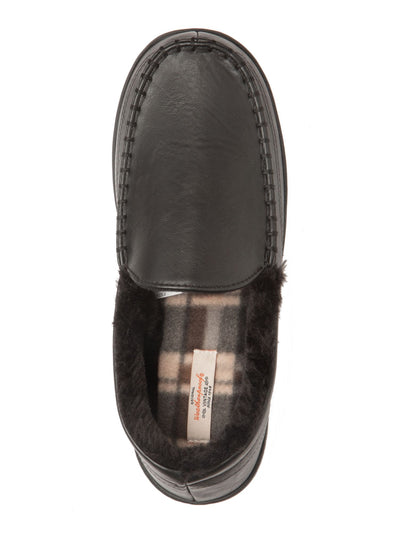 32 DEGREES HEAT Mens Black Indoor/Outdoor Sole Round Toe Slip On Loafers Shoes M(8\9)