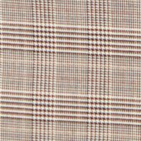 BAR III Womens Beige Zippered Check Knee Length Pencil Skirt
