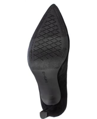 RIALTO Womens Black V Shape Cut-Out Vamp Cushioned Maverick Pointed Toe Stiletto Slip On Booties 11 M