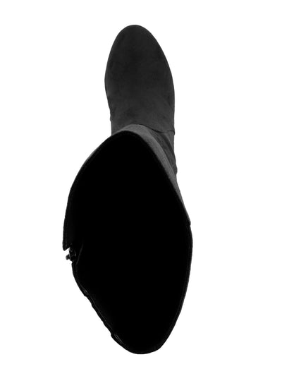 BELLA VITA Womens Black Buckle Accent Padded Troy Ii Almond Toe Zip-Up Heeled Boots 10 N