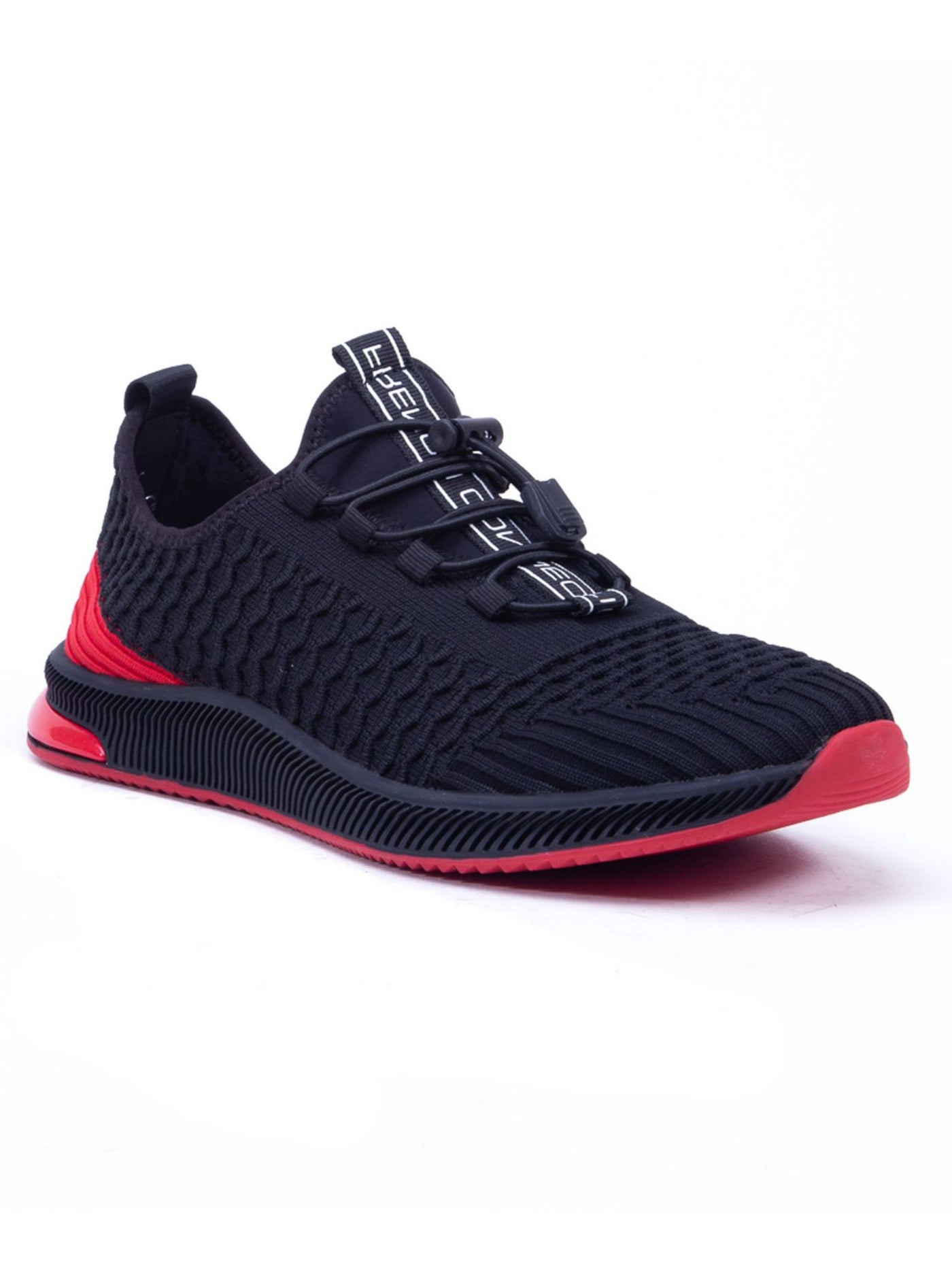 FRENCH CONNECTION Mens Navy Knit Dual Pull-Tabs Padded Removable Insole Cannes Round Toe Lace-Up Sneakers Shoes 11.5