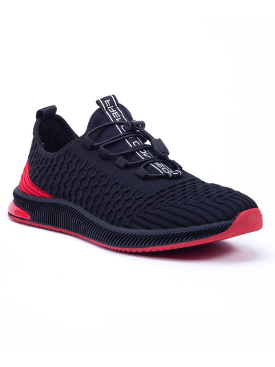 FRENCH CONNECTION Mens Navy Knit Dual Pull-Tabs Padded Removable Insole Cannes Round Toe Lace-Up Sneakers Shoes 11.5