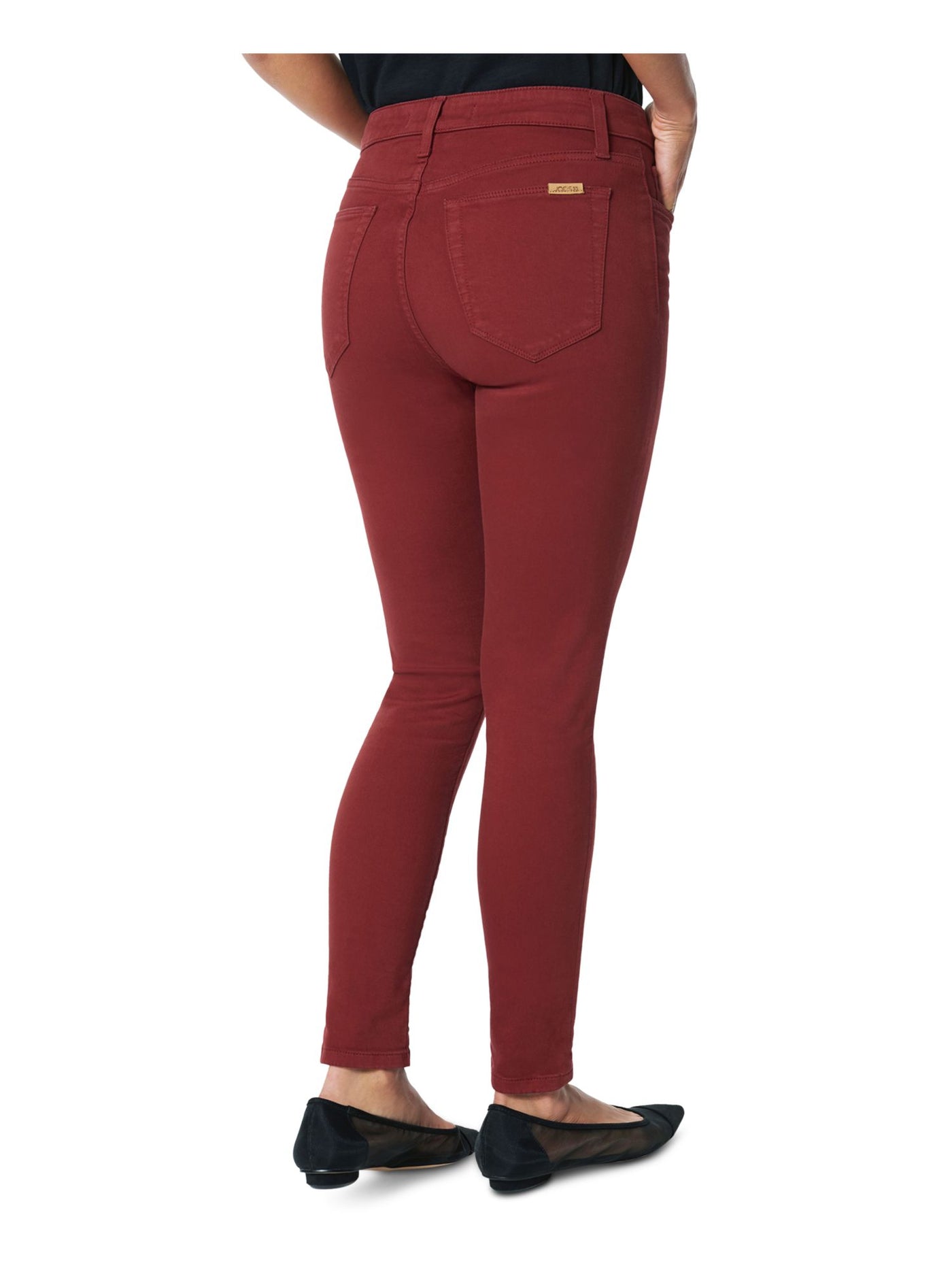 JOE'S Womens Red Skinny Jeans 24