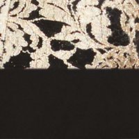 MORGAN & CO Womens Black Slitted Floral Sleeveless Halter Full-Length Formal Pencil Dress