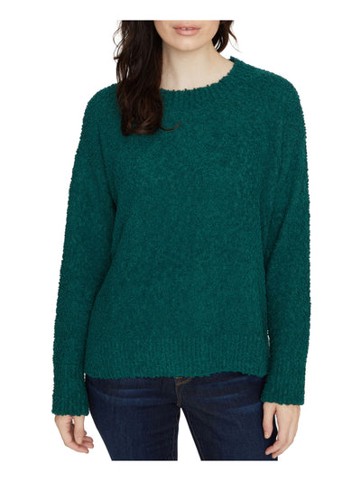 SANCTUARY Womens Green Long Sleeve Jewel Neck T-Shirt Juniors Size: S