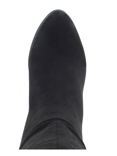 ESPRIT Womens Black Non-Slip Comfort Treasure Round Toe Block Heel Zip-Up Dress Boots 10 M
