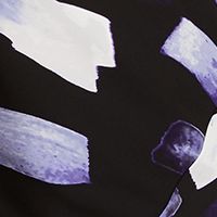 ALFANI Womens Purple Printed Long Sleeve V Neck Wear To Work Wrap Top