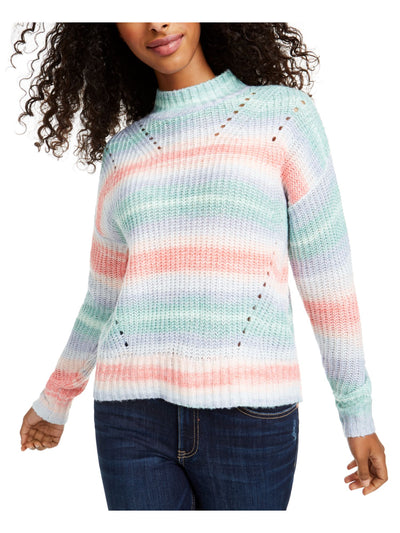 HOOKED UP Womens Knitted Long Sleeve Turtle Neck T-Shirt