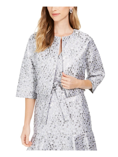 NATORI Womens Party Open Front Bolero Jacket