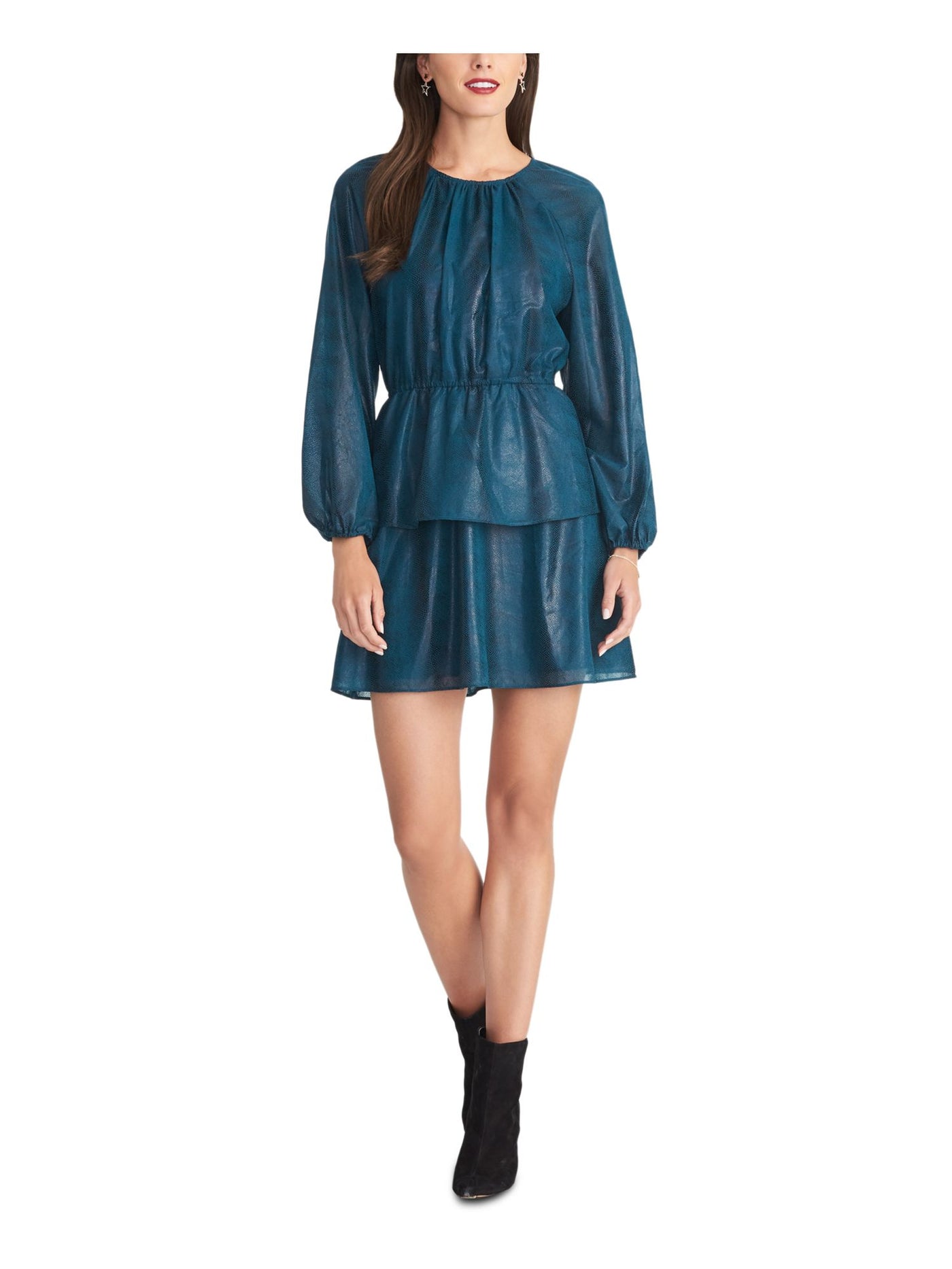 Rachel Rachel Roy Rylee Tiered-Skirt Dress Green XXL Rachel Rachel Roy Rylee Tiered-Skirt Dress Green XXL