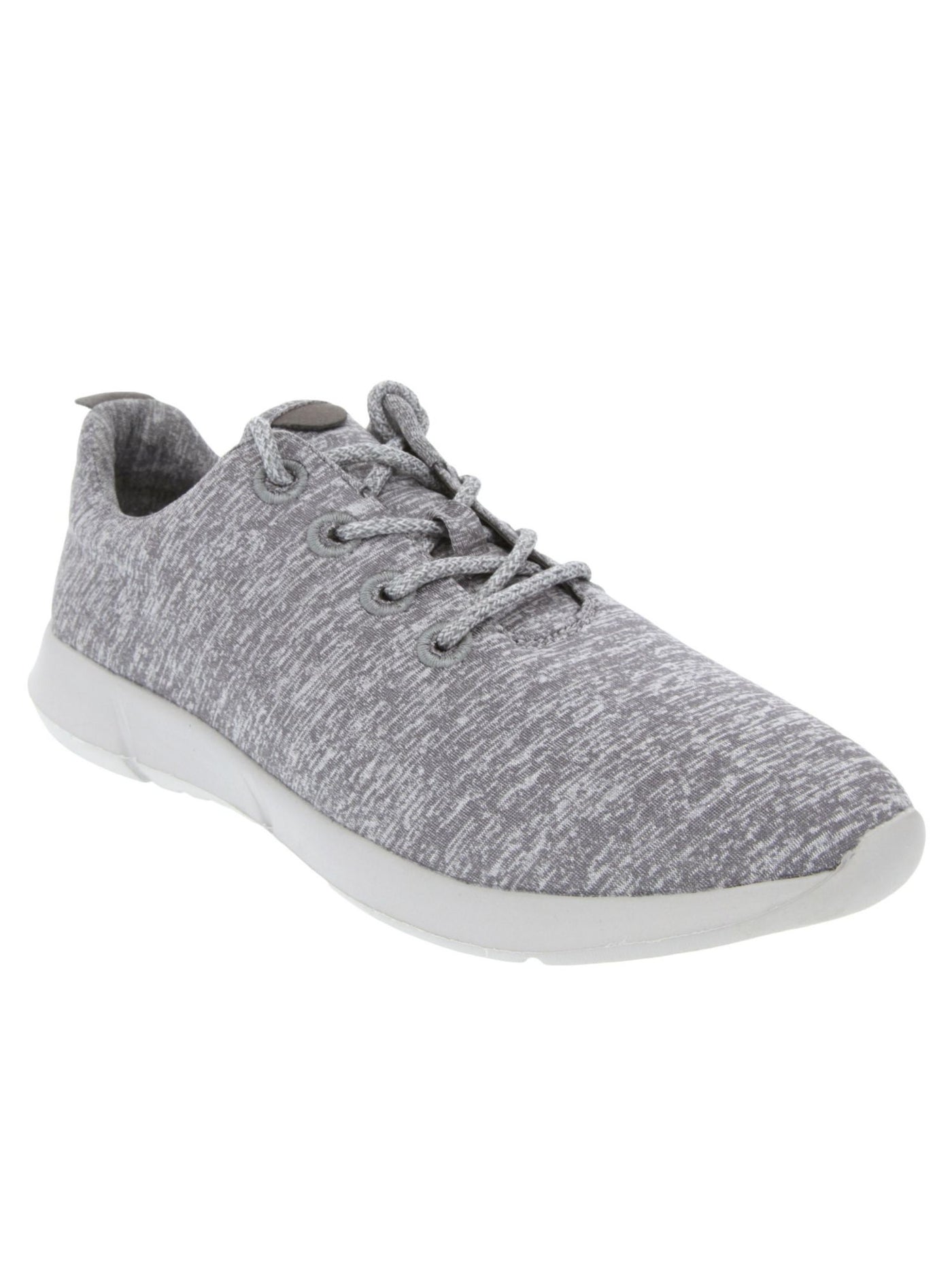 SUGAR Womens Gray Heathered Comfort Round Toe Lace-Up Athletic Sneakers Shoes 9