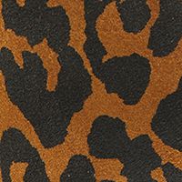 LUCKY BRAND Womens Brown Animal Print Cushioned Zaprika Pointed Toe Block Heel Slip On Dress Booties M