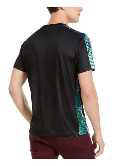 INC Mens Black Printed Long Sleeve T-Shirt XXL
