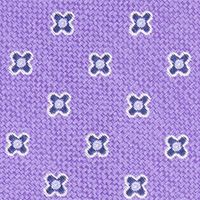 CLUBROOM Mens  Floral Neat Polyester Classic Neck Tie