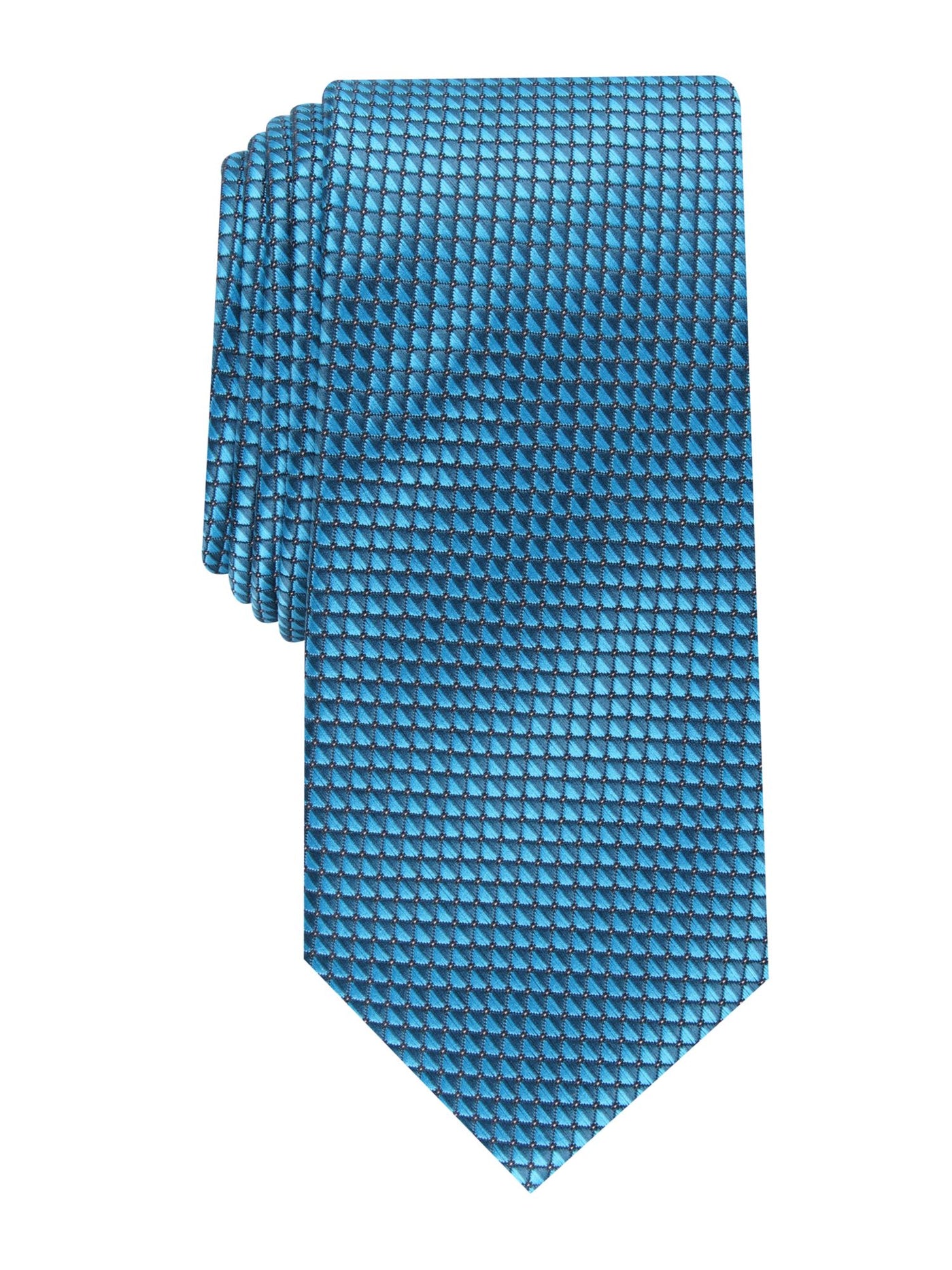ALFANI Mens Charcoal Neat Slim Neck Tie