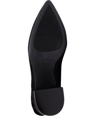 INC Womens Black Stretch Gore Comfort Ozara Pointed Toe Block Heel Zip-Up Heeled Boots M