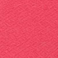 BAR III Womens Pink Ribbed Ruffled Long Sleeve Square Neck Blouse