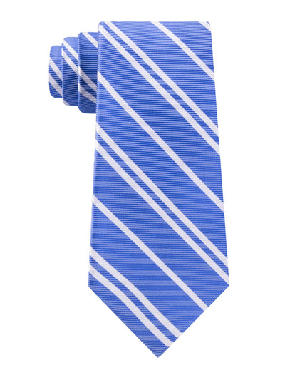 TOMMY HILFIGER Mens Blue Regimental Stripe Slim Neck Tie