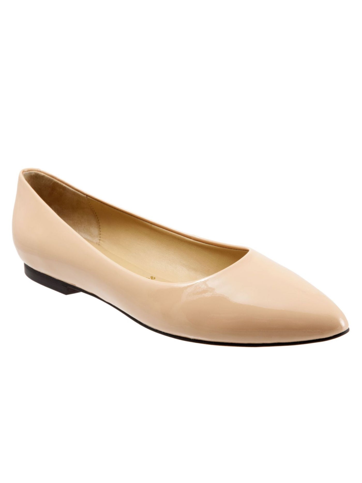 TROTTERS Womens Beige Cushioned Estee Pointed Toe Slip On Leather Flats Shoes 10 M