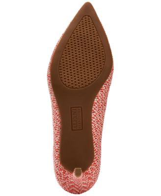 ALFANI Womens Coral Woven Padded Comfort Jeules Pointed Toe Stiletto Slip On Pumps Shoes M