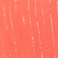 MAREE Womens Orange Tie Sheer Metallic-threading Pinstripe Flutter Sleeve Surplice Neckline Knee Length Cocktail Faux Wrap Dress