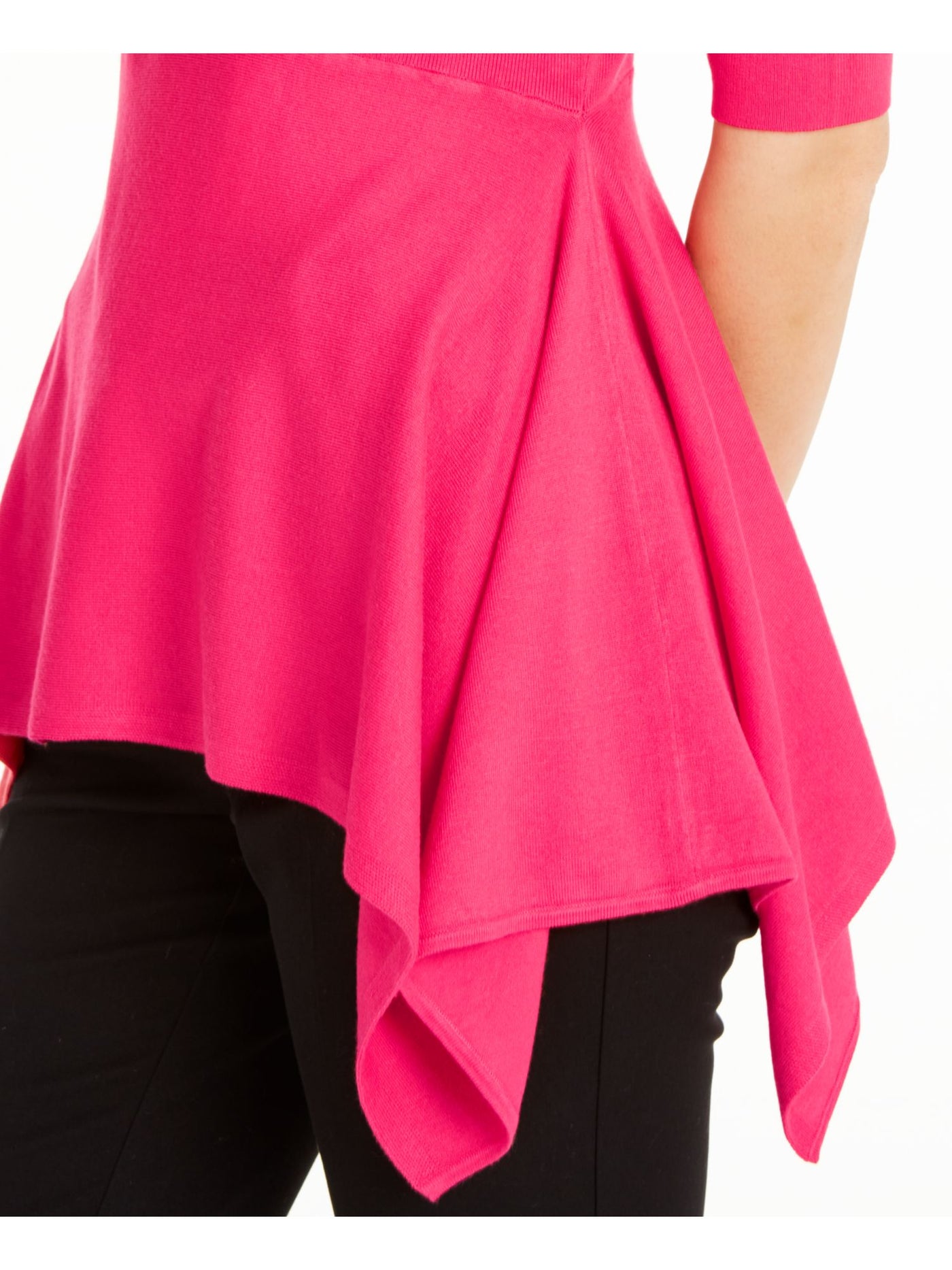 ALFANI Womens Coral Short Sleeve Scoop Neck T-Shirt XL