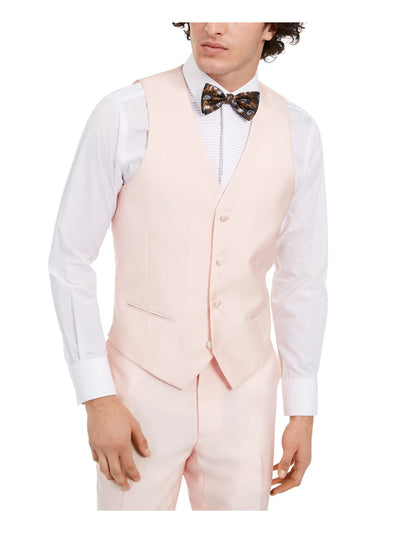 ALFANI Mens Pink Single Breasted Blazer Jacket 42 SHORT