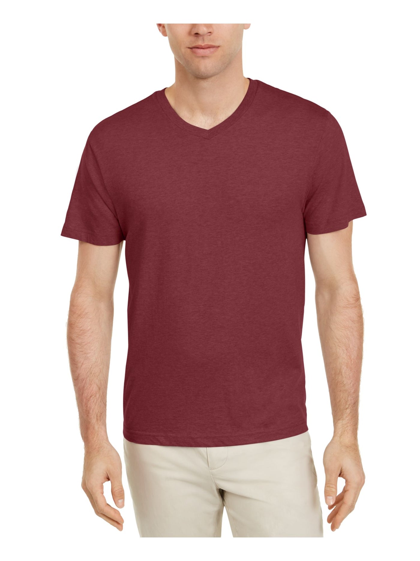 ALFANI Mens Burgundy T-Shirt XL