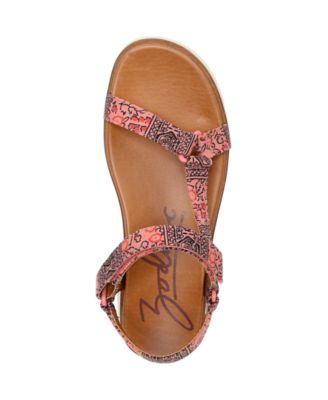 ZODIAC Womens Coral Cushioned Bria Round Toe Wedge Sandals Shoes M
