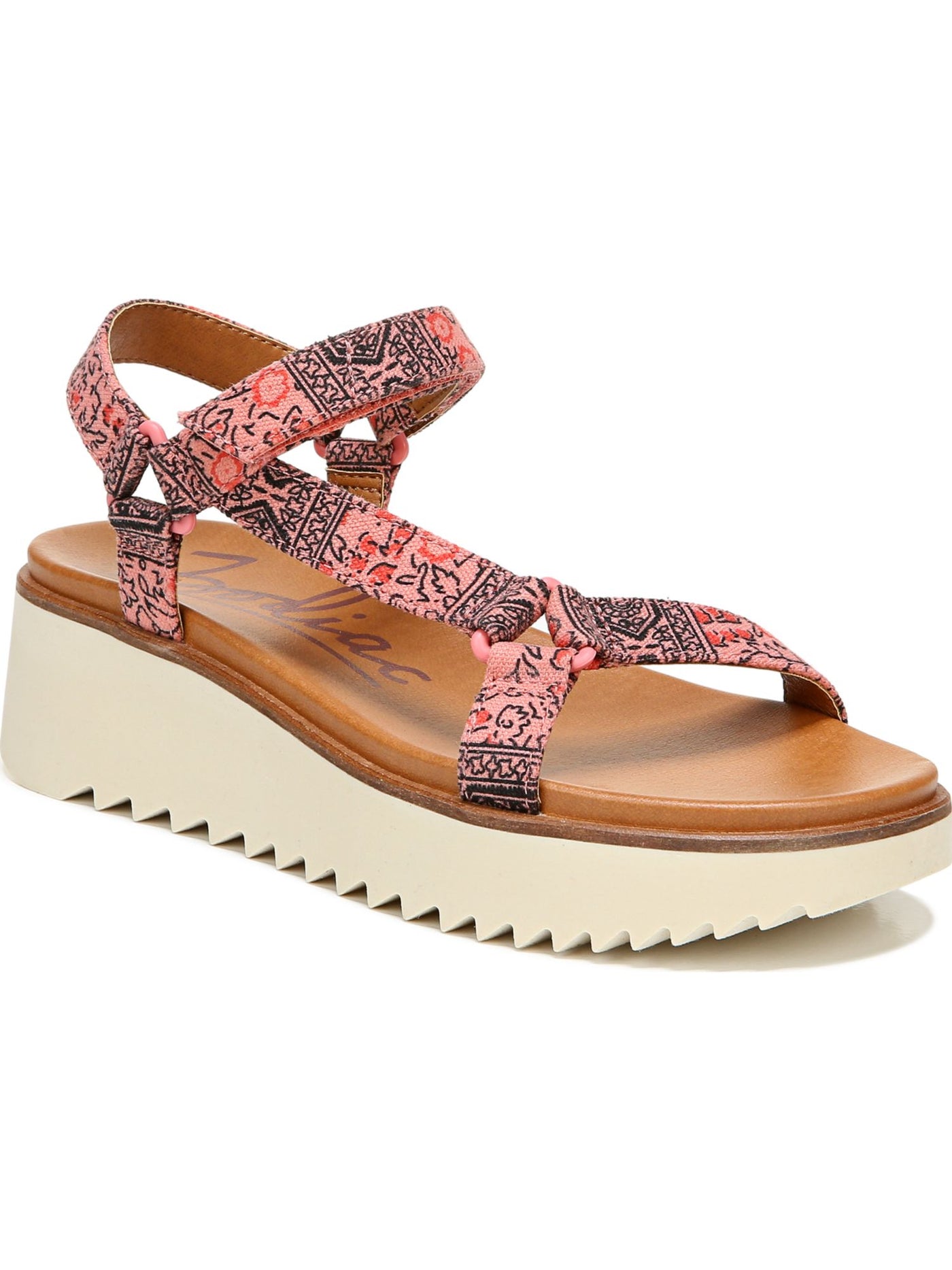 ZODIAC Womens Coral Cushioned Bria Round Toe Wedge Sandals Shoes 6.5