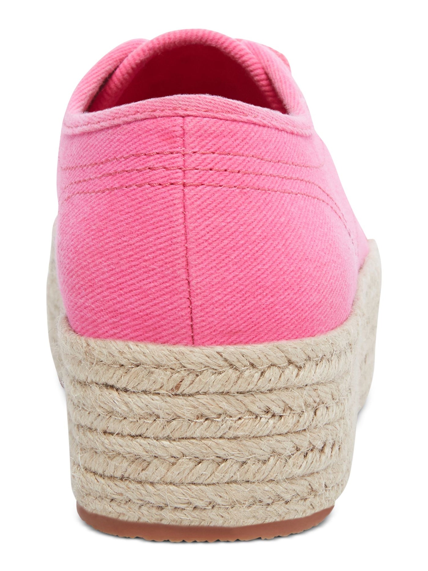 WILD PAIR Womens Pink Espadrille Cushioned Sofeya Round Toe Platform Lace-Up Athletic Sneakers Shoes 9.5 M