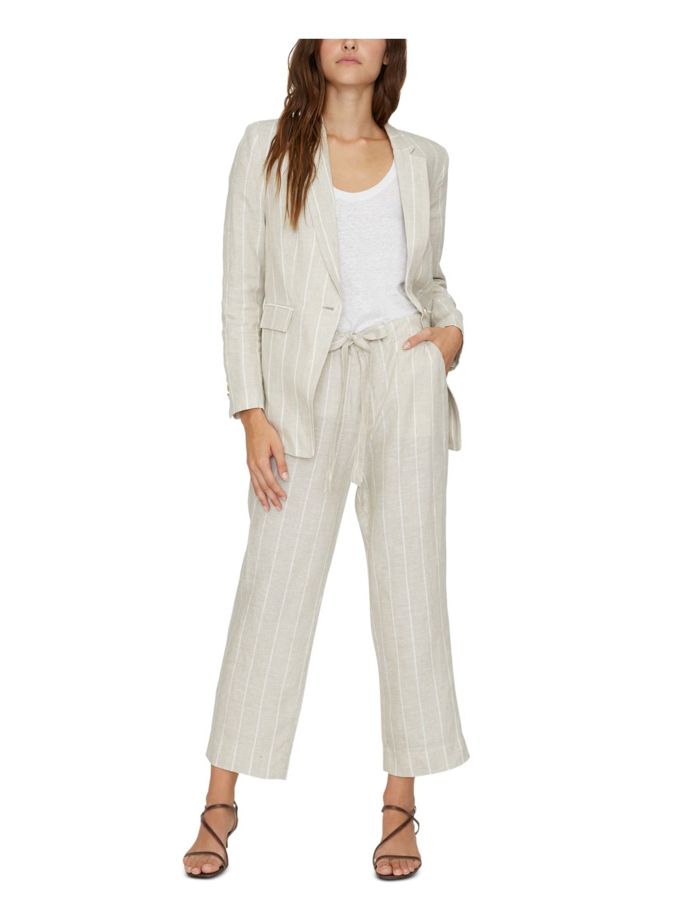 SANCTUARY Womens Zippered Belted Belted Wide Leg Pants