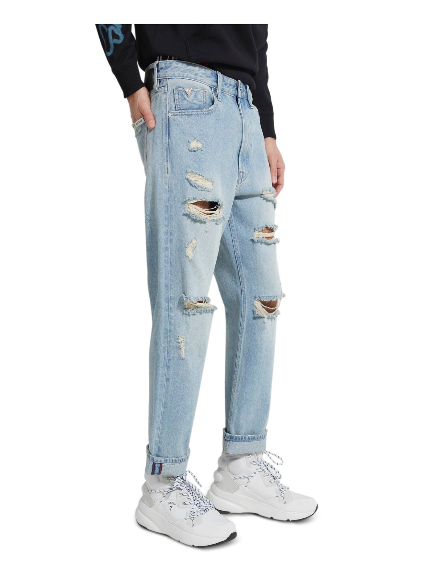 GUESS Mens Blue Jeans 33