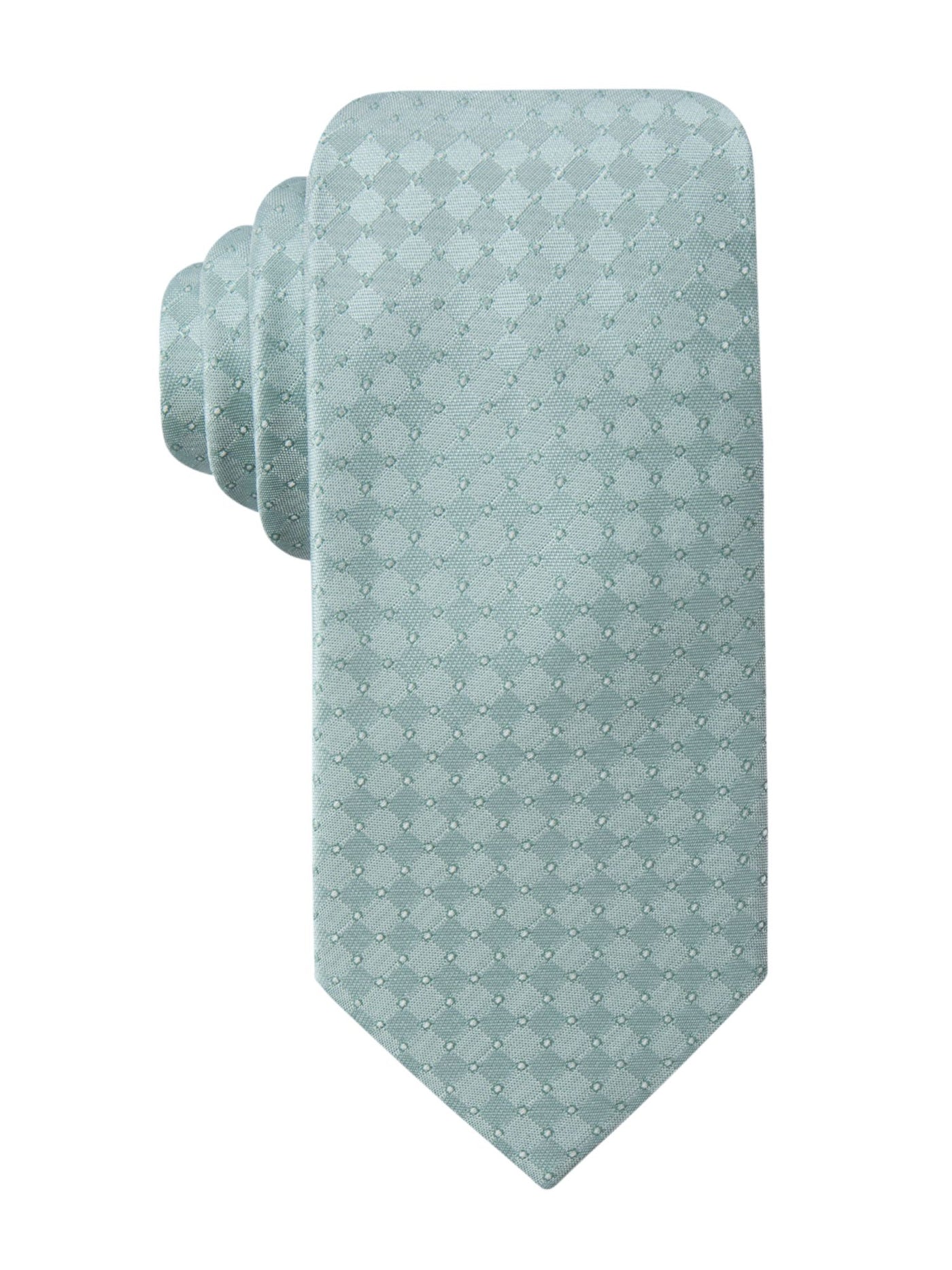 RYAN SEACREST Mens Green Tonal Neat Classic Neck Tie