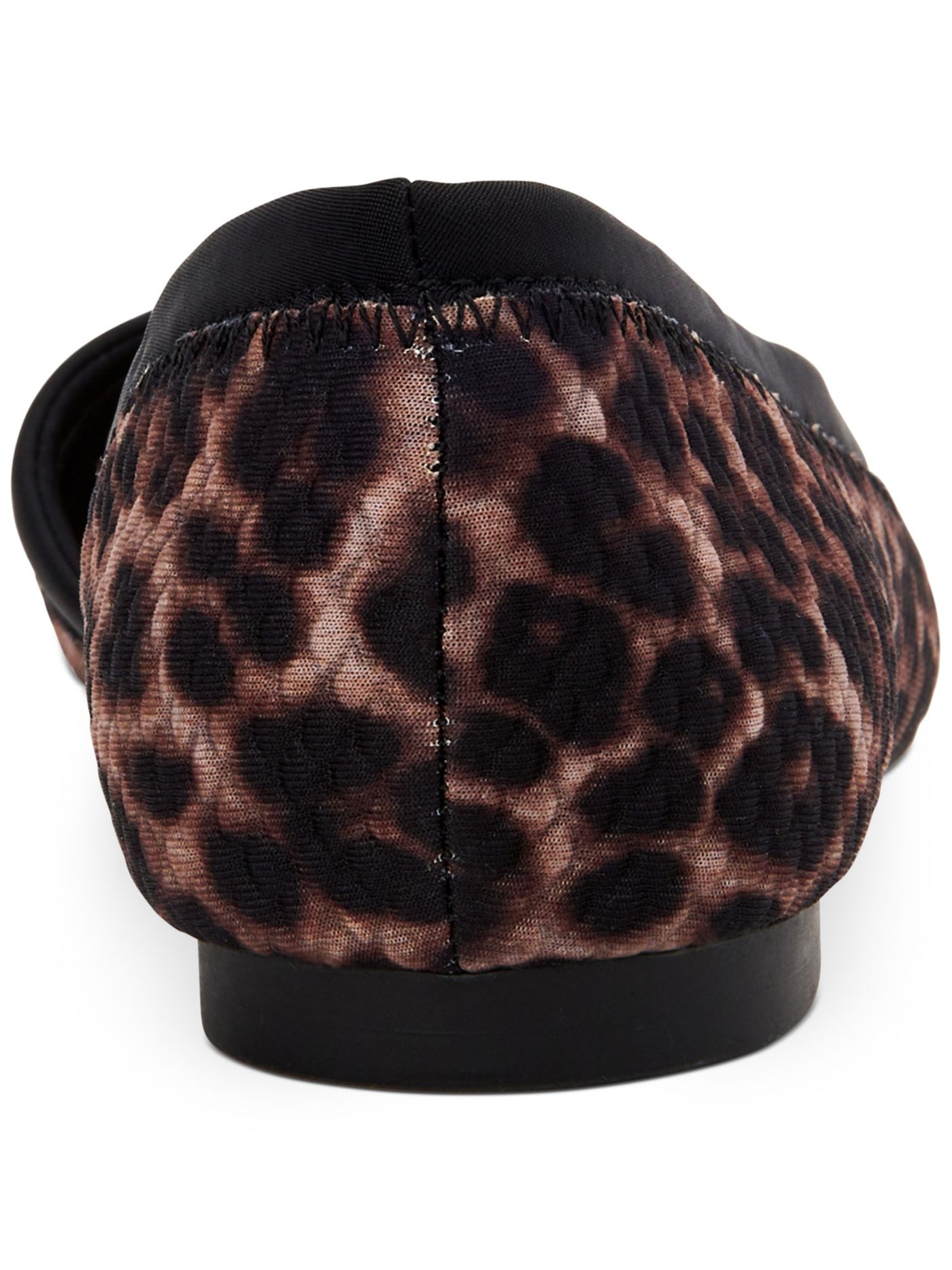 ALFANI Womens Black Leopard Print Dorsay Cushioned Phoennix Pointed Toe Slip On Flats Shoes 7.5 M
