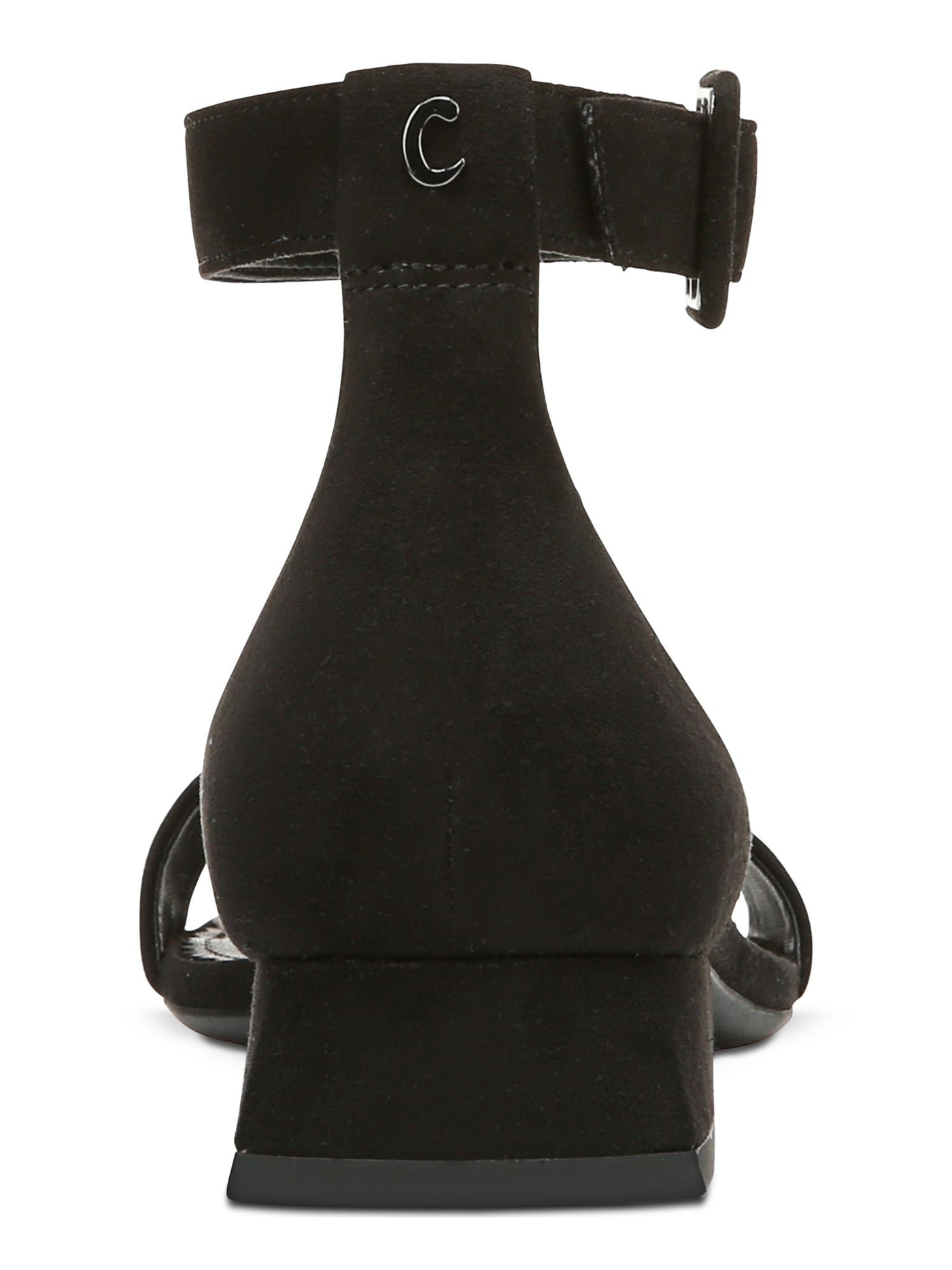 CIRCUS BY SAM EDELMAN Womens Black Closed Back Adjustable Strap Padded Jade Round Toe Block Heel Buckle Dress Sandals 9 M