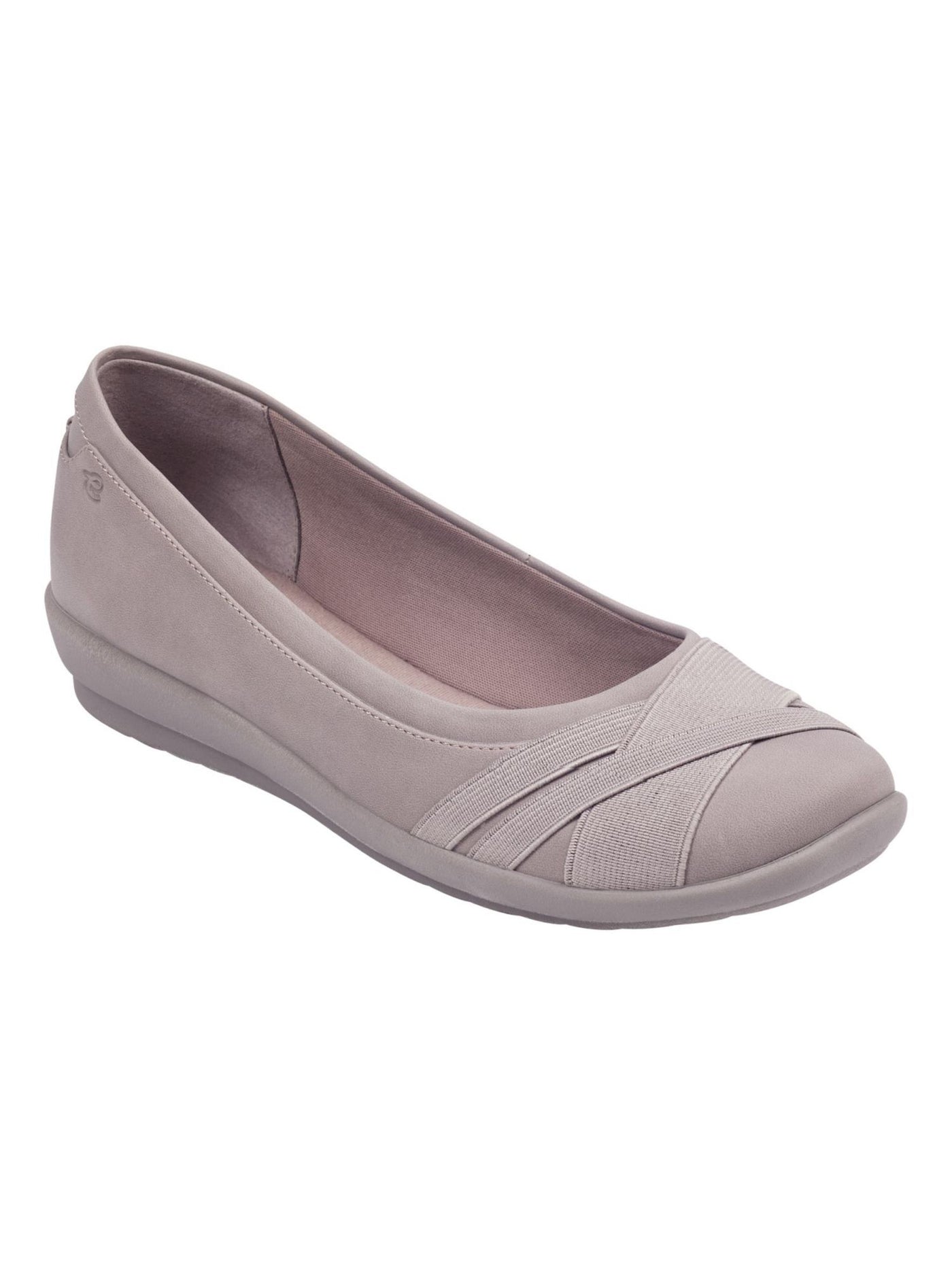 EASY SPIRIT Womens Beige Cushioned Acasia Round Toe Slip On Flats Shoes 5 M