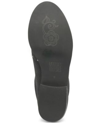 MOOTSIES TOOTSIES Womens Gray Stretch Padded Studded Kira Round Toe Slip On Flats Shoes 5.5