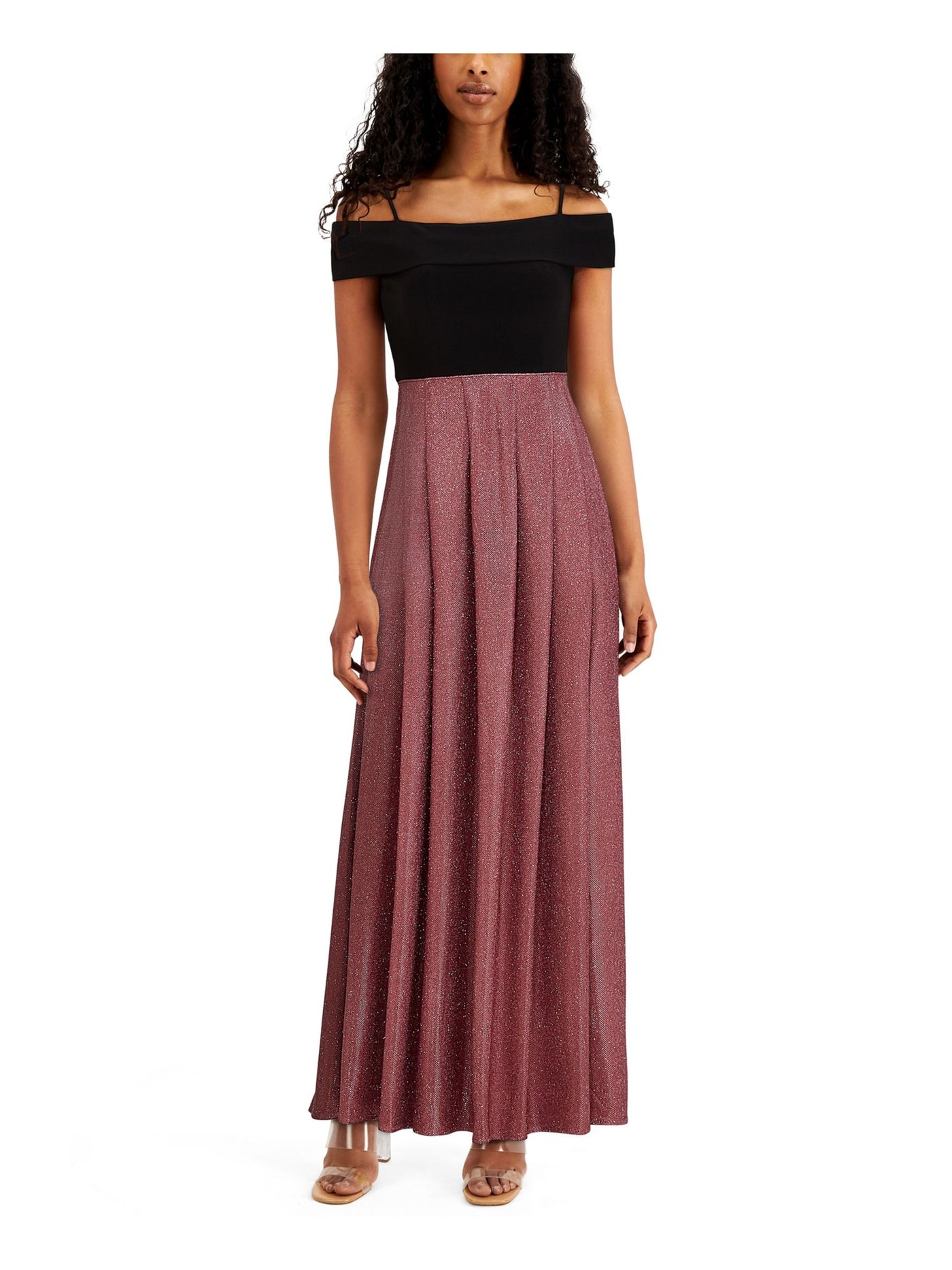 morgan and co black and red dress Morgan and Co Linda Burnell Dress Gown Red Black Velvet Burnout Y2K Prom sz 5/6