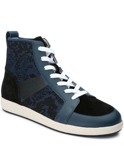 SANCTUARY Womens Blue Smart Creation Round Toe Platform Lace-Up Athletic Sneakers Shoes 7.5