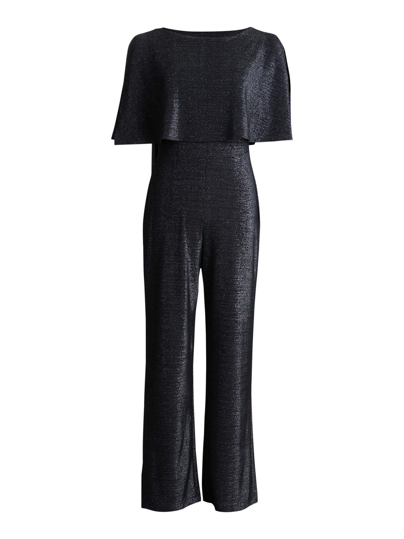 CONNECTED APPAREL Womens Boat Neck Evening Straight leg Jumpsuit